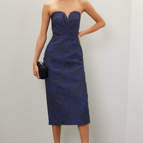 Monique Lhuillier Dresses & Skirts - Monique Lhuillier Cora Midi Dress, 6